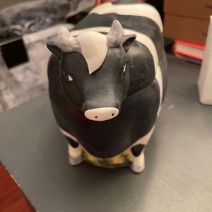 Vintage Fat Cow Cookie Jar Sakura Warren Kimble